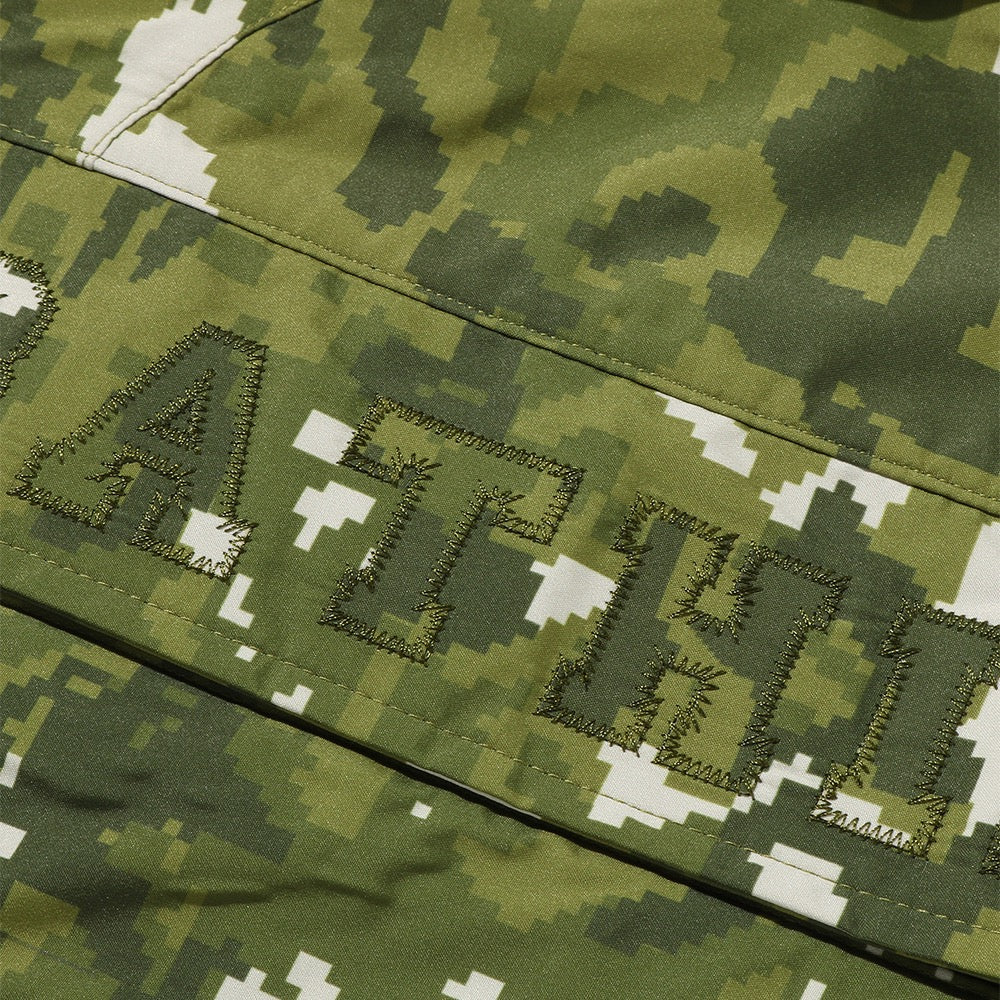 멀티 픽셀 카모 스노우보드 2 레이어 자켓(M) GREEN