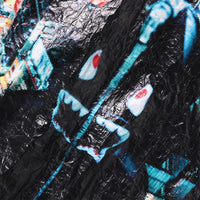 오버롤 프린트 크리즈 후디드 자켓(M) BLACK