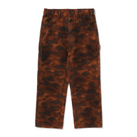솔리드 퍼스트 카모 가먼트 다이 릴렉스드 핏 워크 팬츠(M) BROWN
