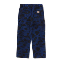 솔리드 퍼스트 카모 가먼트 다이 릴렉스드 핏 워크 팬츠(M) NAVY