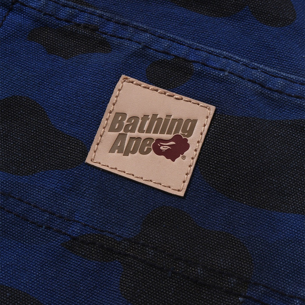 솔리드 퍼스트 카모 가먼트 다이 릴렉스드 핏 워크 팬츠(M) NAVY