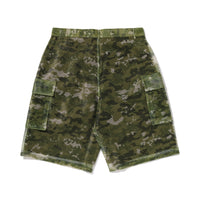 멀티 픽셀 카모 카고 릴렉스드 핏 쇼츠(M) GREEN