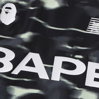 스크린 카모 풋볼 로고 릴렉스드 핏 크루넥 스웨트셔츠(M) BLACK