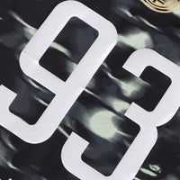 스크린 카모 풋볼 로고 릴렉스드 핏 크루넥 스웨트셔츠(M) BLACK