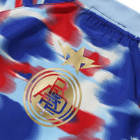 스크린 카모 풋볼 로고 릴렉스드 핏 크루넥 스웨트셔츠(M) BLUE