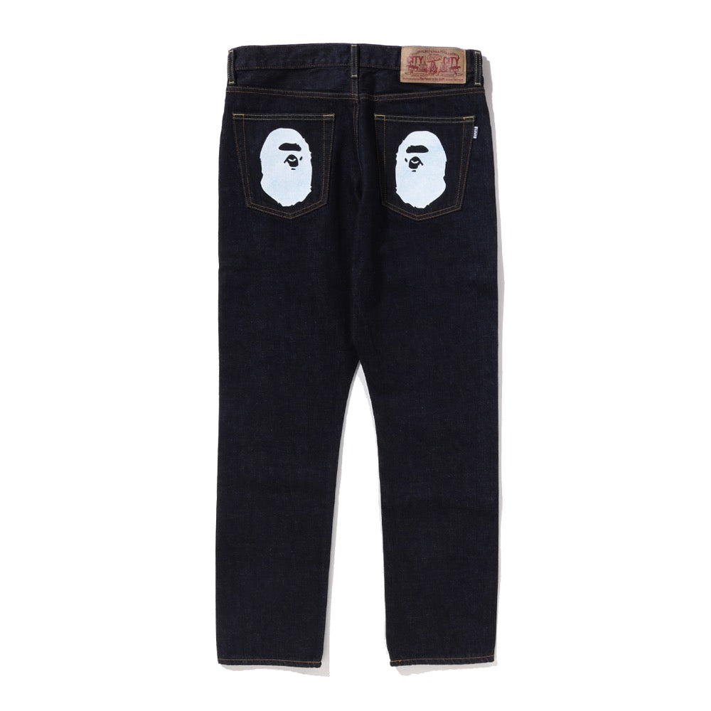 에이프 헤드 데님 팬츠(M) INDIGO