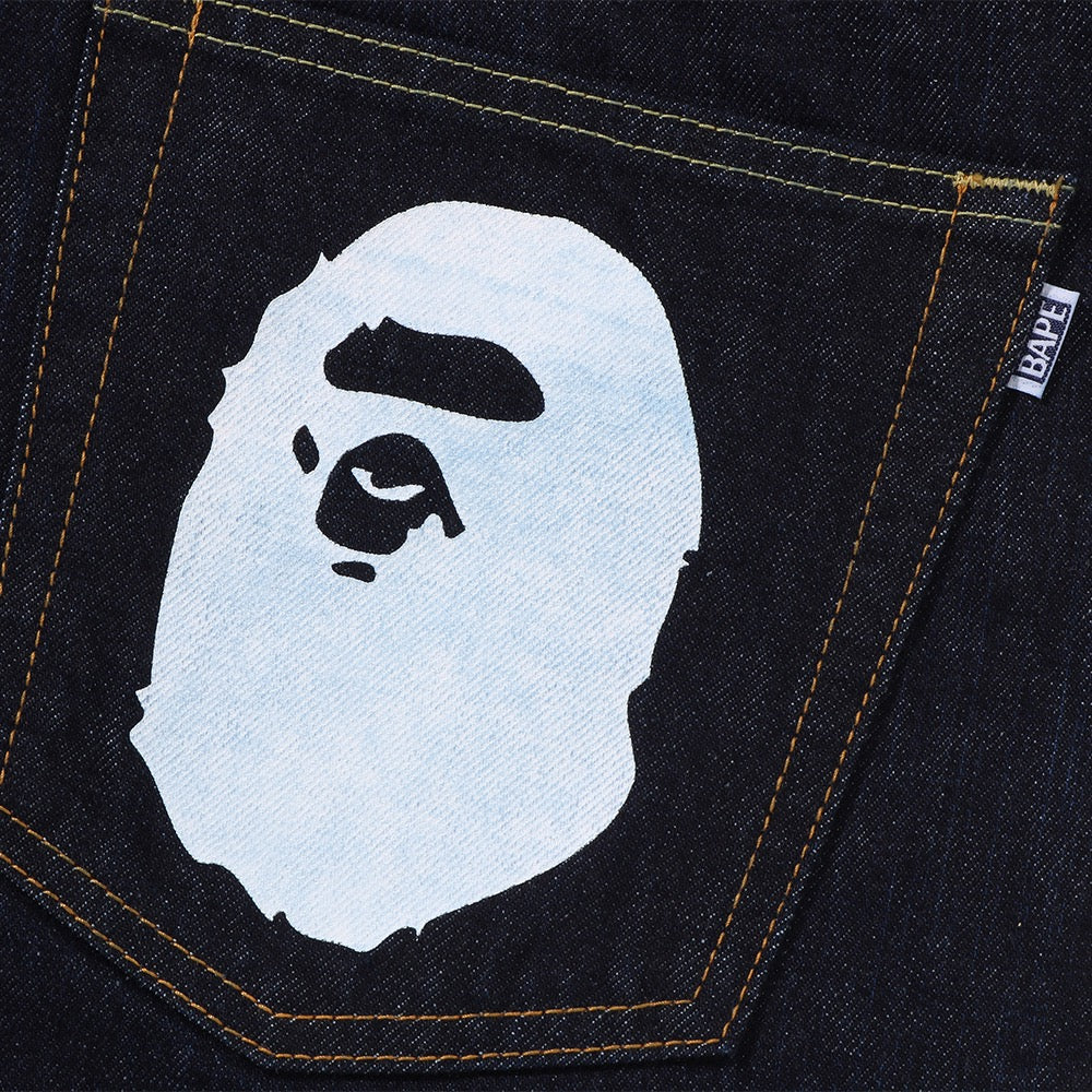 에이프 헤드 데님 팬츠(M) INDIGO