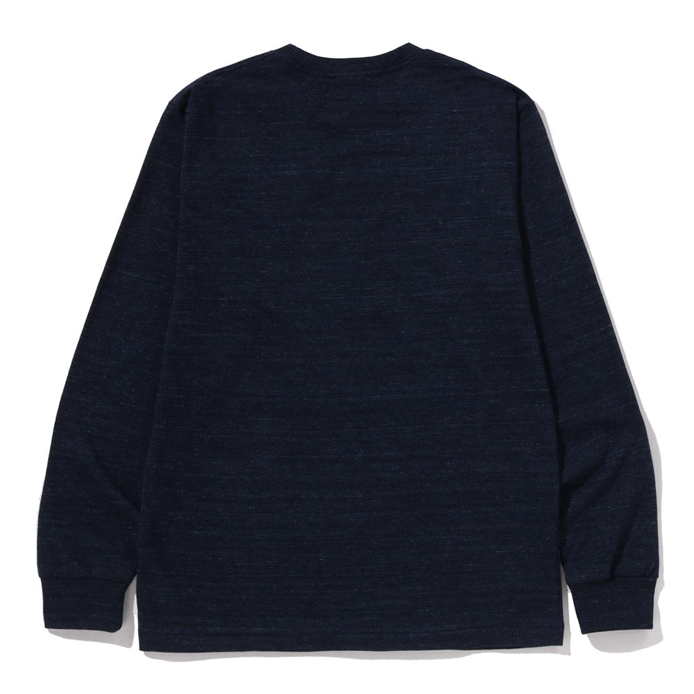 원 포인트 롱슬리브 티셔츠(M) NAVY
