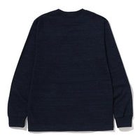 원 포인트 롱슬리브 티셔츠(M) NAVY