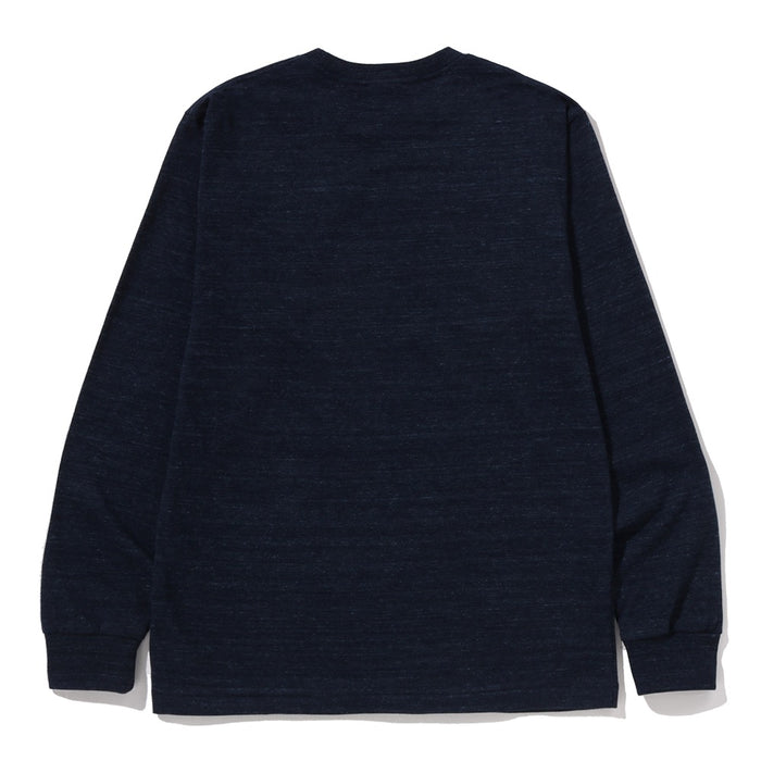 원 포인트 롱슬리브 티셔츠(M) NAVY