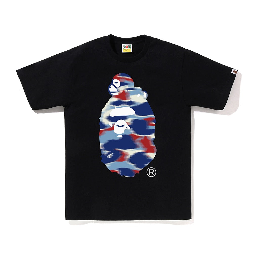 스크린 카모 마일로 온 빅 에이프 티셔츠(M) BLACK/BLUE