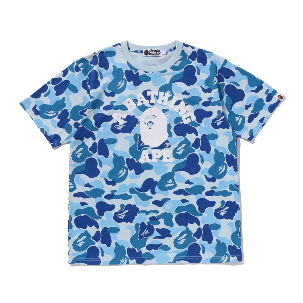 ABC 카모 콜리지 티셔츠(M) BLUE