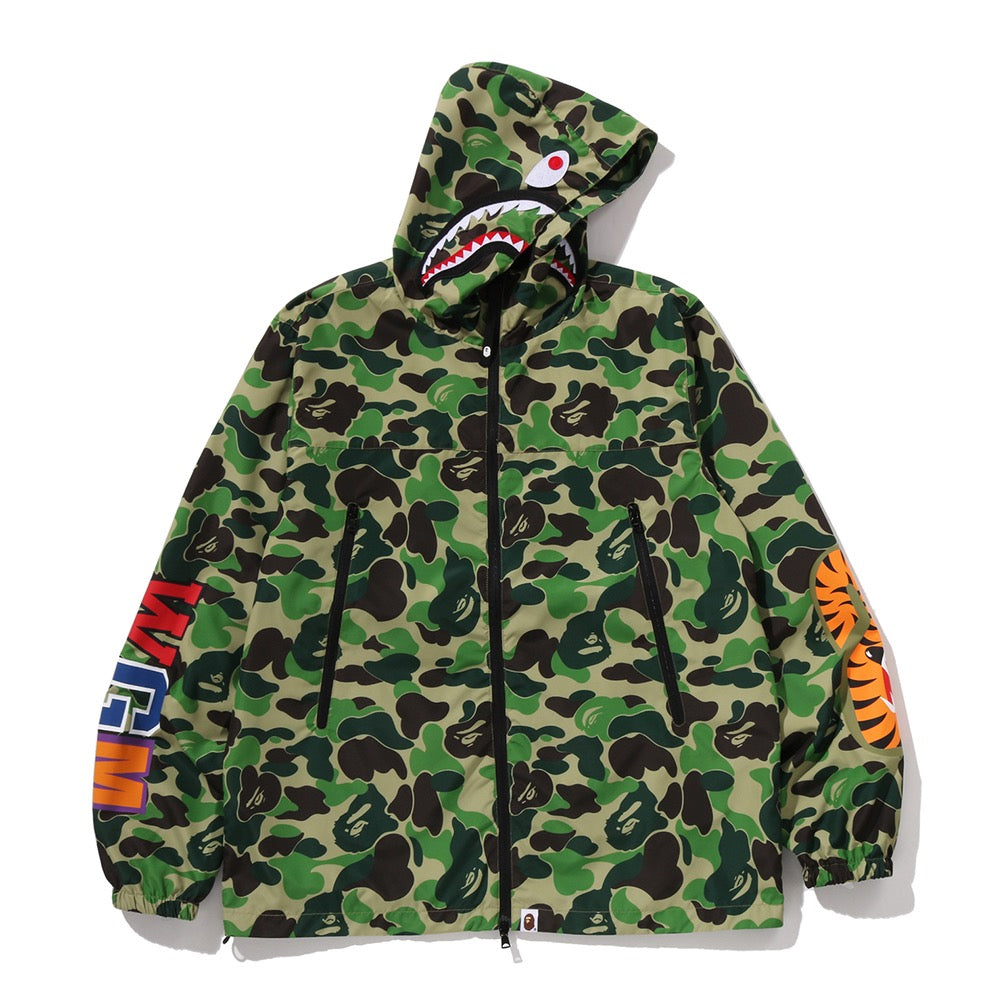 ABC 카모 샤크 후드 자켓(M) GREEN
