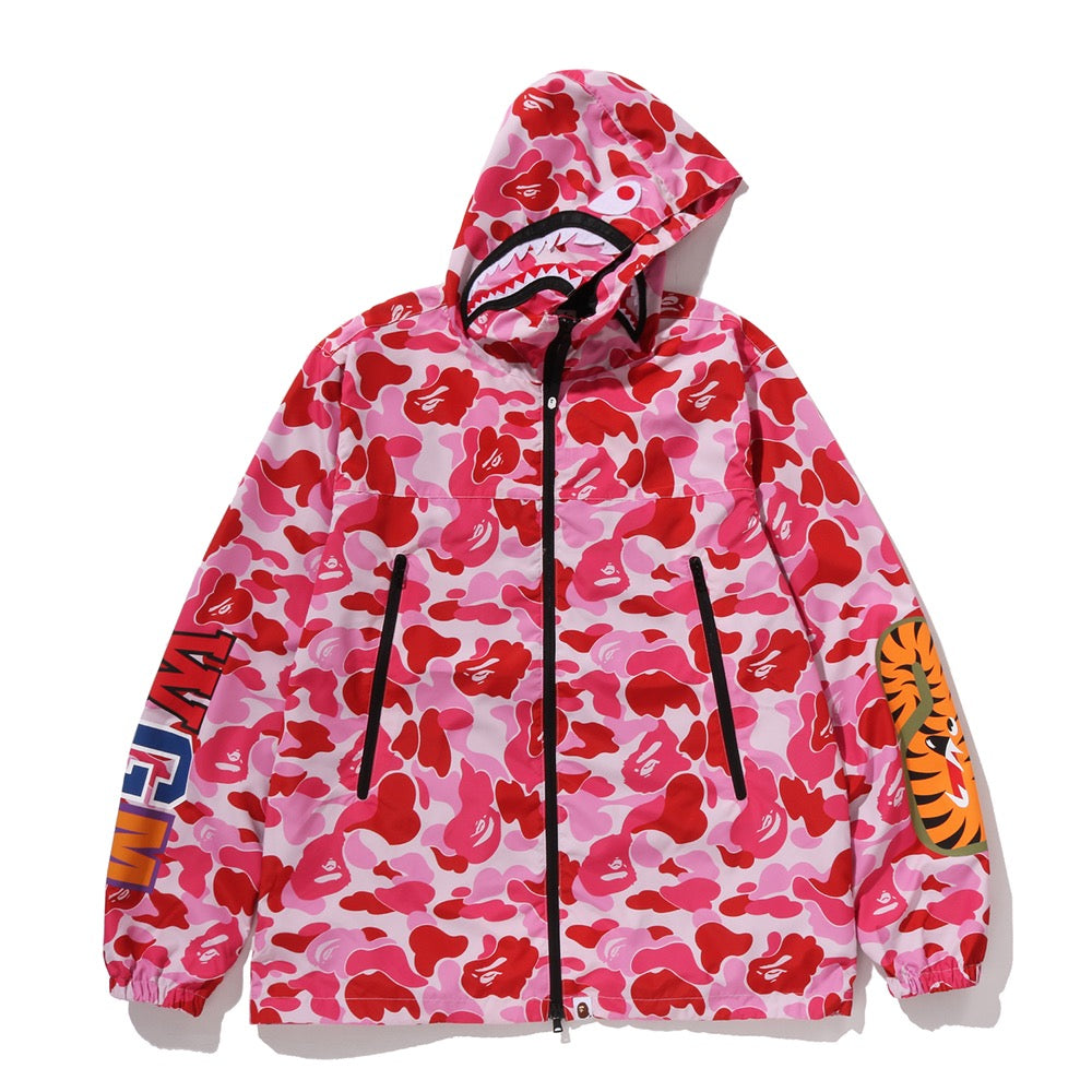 ABC 카모 샤크 후드 자켓(M) PINK