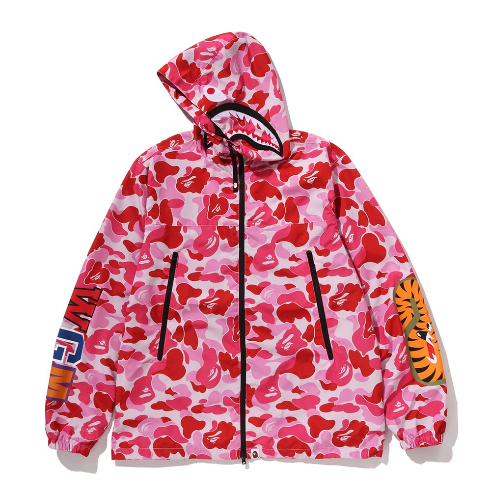 ABC 카모 샤크 후드 자켓(M) PINK