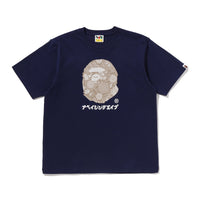재패니즈 인디고 아트 카모 BY BATHING APE 티셔츠(M) NAVY