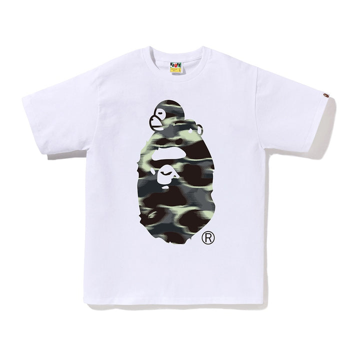스크린 카모 마일로 온 빅 에이프 티셔츠(M) WHITE/BLACK