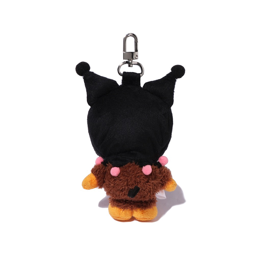 BAPE X KUROMI 플러시 돌 키체인 BLACK – kr.bape.com