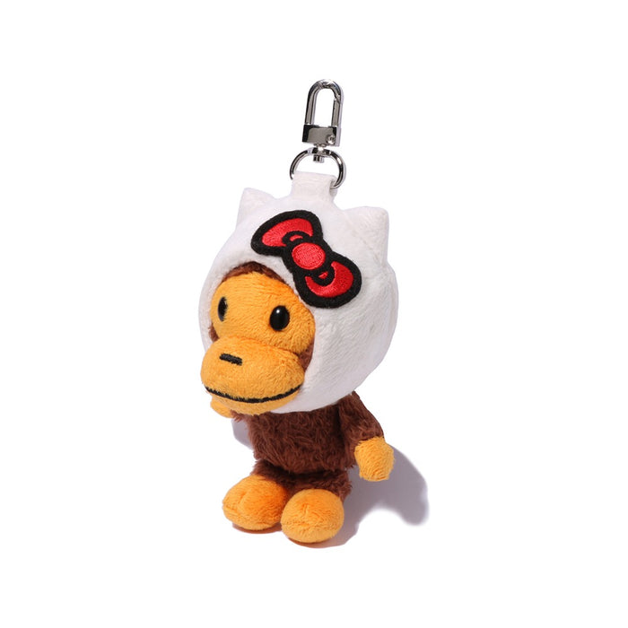 BAPE X HELLO KITTY 플러시 돌 키체인 WHITE