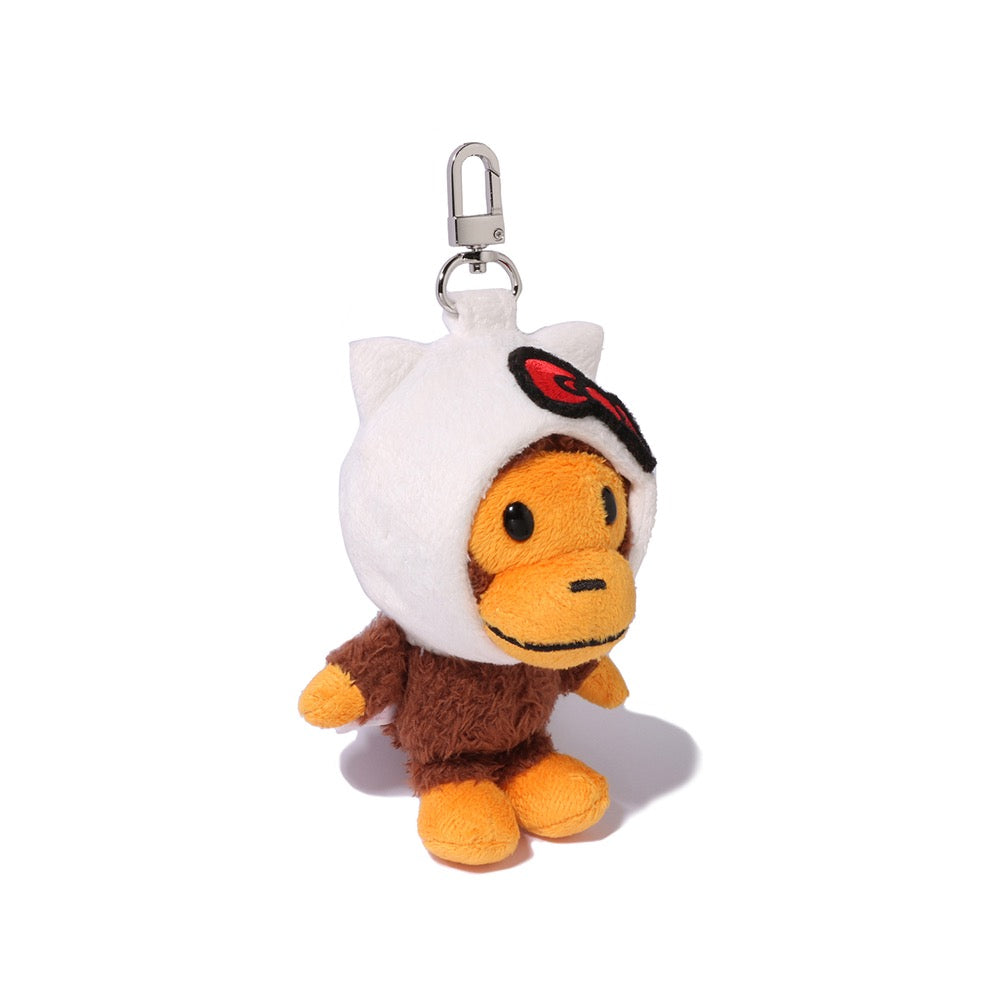 BAPE X HELLO KITTY 플러시 돌 키체인 WHITE