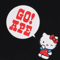 BAPE X HELLO KITTY 콜리지 티셔츠(KIDS) BLACK