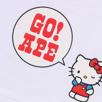 BAPE X HELLO KITTY 콜리지 티셔츠(KIDS) WHITE