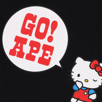 BAPE X HELLO KITTY 콜리지 미니 티셔츠(W) BLACK