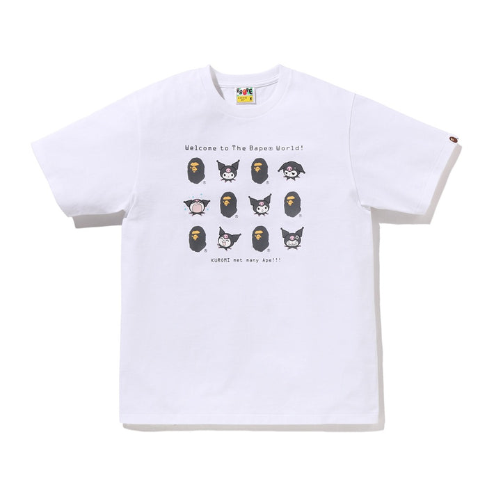 BAPE X KUROMI 티셔츠(W) WHITE