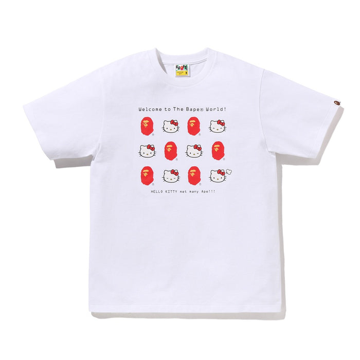 BAPE X HELLO KITTY 티셔츠(W) WHITE