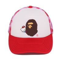 BAPE X HELLO KITTY ABC 카모 매쉬 캡(W) PINK