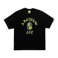 BAPE X CR7 라이프 콜리지 릴렉스드 핏 티셔츠(M) BLACK