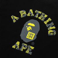 BAPE X CR7 라이프 콜리지 릴렉스드 핏 티셔츠(M) BLACK