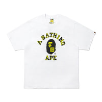BAPE X CR7 라이프 콜리지 릴렉스드 핏 티셔츠(M) WHITE