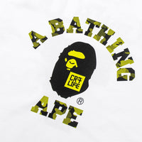BAPE X CR7 라이프 콜리지 릴렉스드 핏 티셔츠(M) WHITE