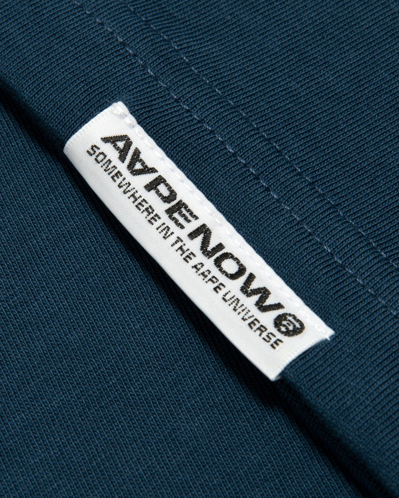 AAPENOW 스페이드 문페이스 로고 반팔 티셔츠